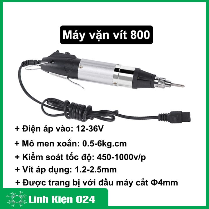 Máy Vặn Vít 800 Động Cơ Tua Vít Điên 12-36V 450-1000 Vòng/phút