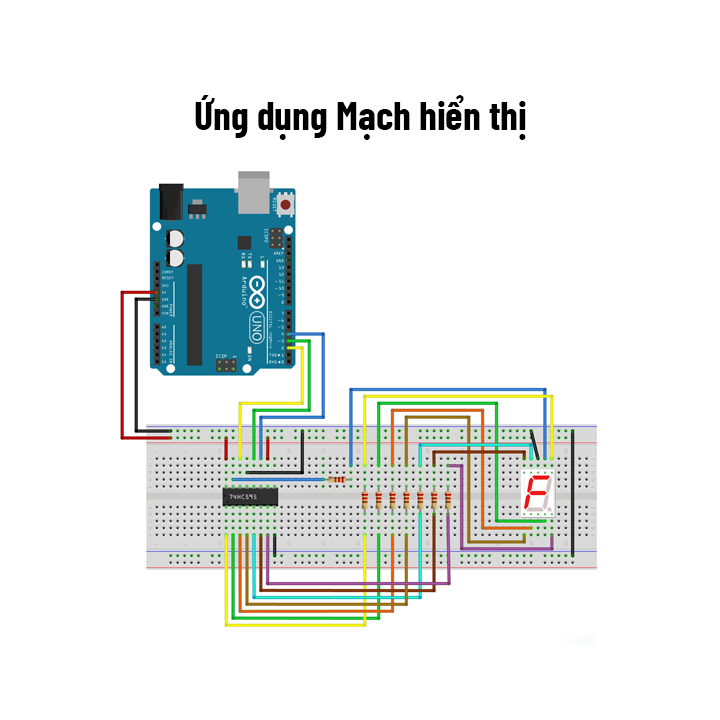 74HC595 8-Bit DIP16 (K9H14)