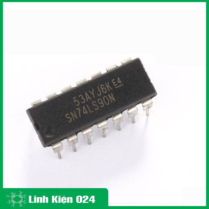 Đếm thập phân 74LS90 DIP14 (k9H19)