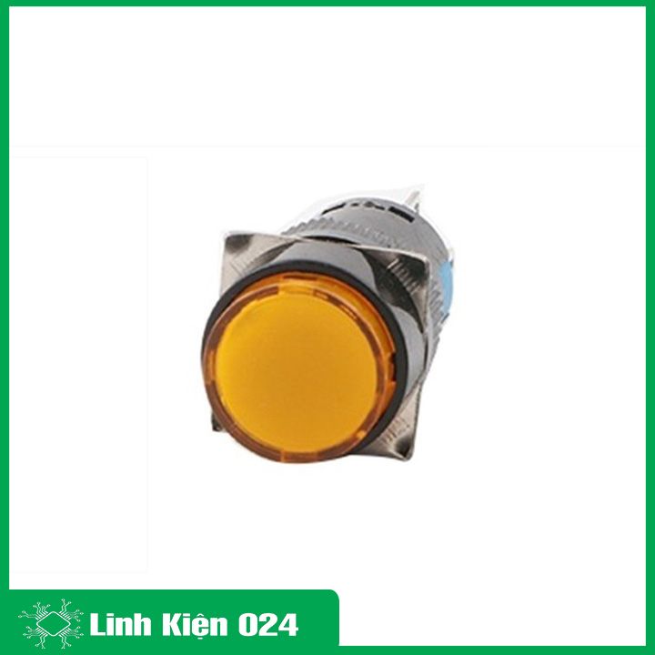 Nút Nhấn Đề 16mm-220VAC AL6- M Nhấn Nhả Có Đèn