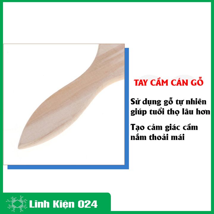 Chổi Vệ Sinh Mạch Quét Axetol Quét Sơn Cán Gỗ Sợi Siêu Dầy