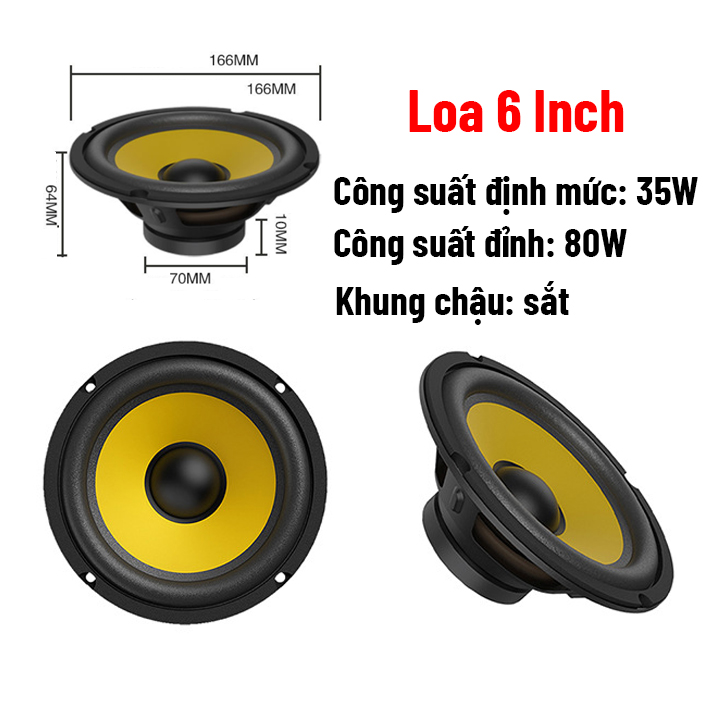 Loa Siêu Trầm Công Suất Cao Loa Ô Tô