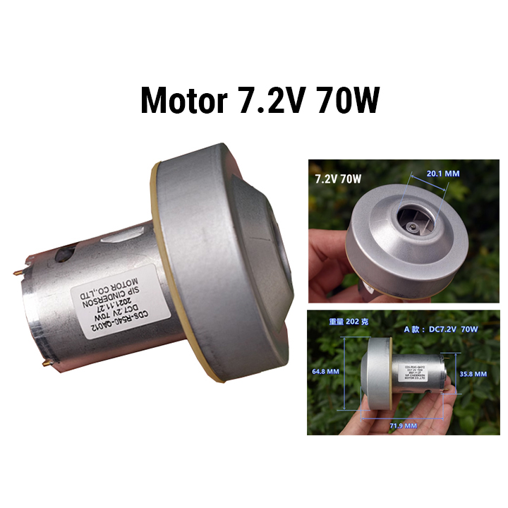 Động Cơ Máy Hút Bụi Công Suất Cao Cánh Quạt Hợp Kim Nhôm Siêu Khỏe