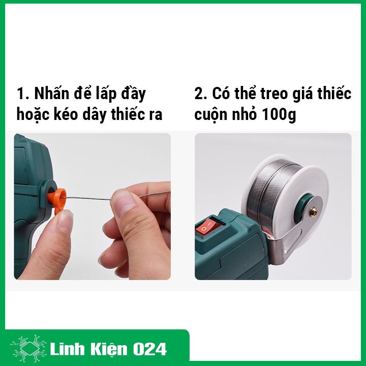 Mỏ Hàn Tự Động Đẩy Thiếc 220V