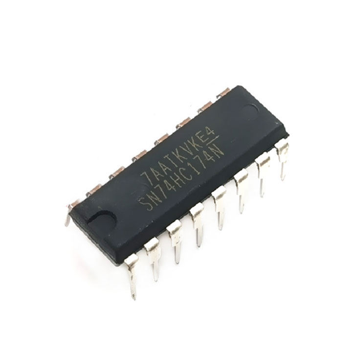 Chíp 74HC174 Hex D Flip-Flop with Clear DIP16 (K9H9)