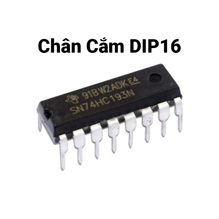 74HC193 DIP16 Binary Up/Down Counter with  Clear (K9H10)