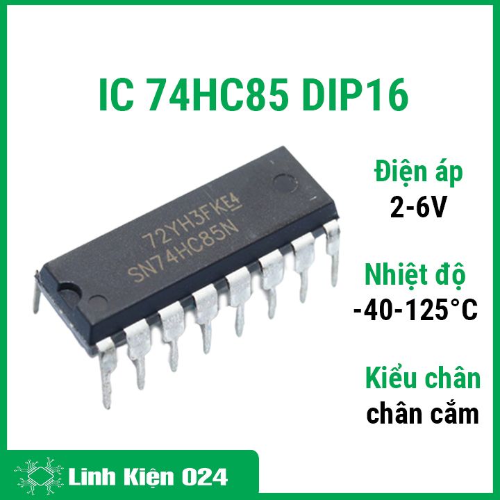 IC 74HC85 4-Bit Comparator (74HC85 IC) DIP-16