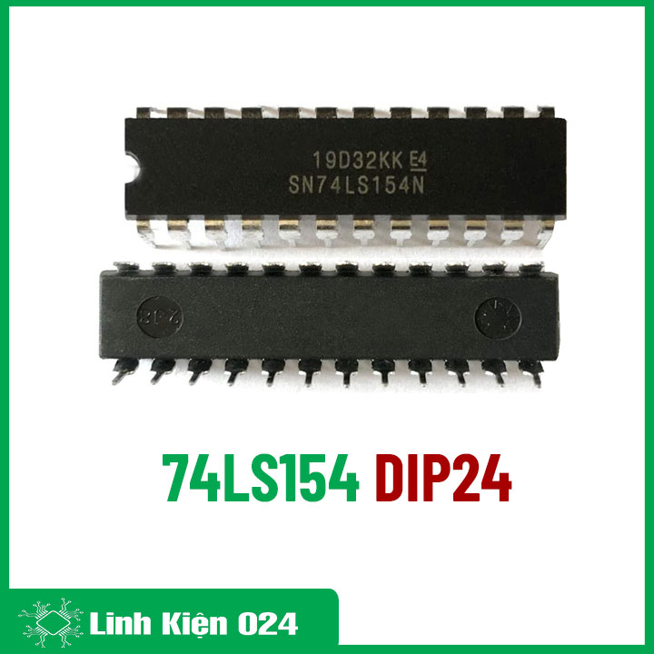 74LS154 4 to 16 Line Decoder/Demultiplexer DIP24 (K9G9)
