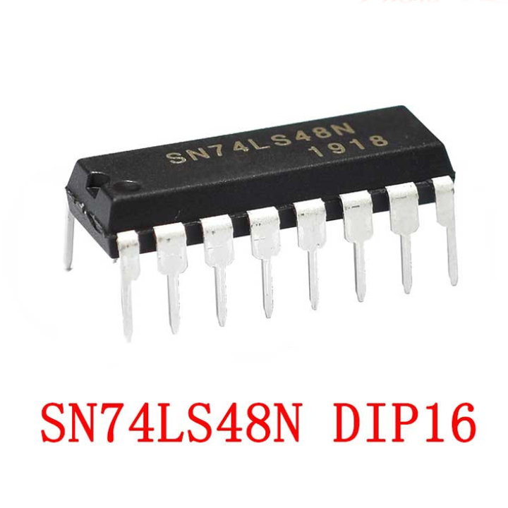 IC Giải Mã 74LS48 DIP16 BCD to 7-segment Decoder/Driver