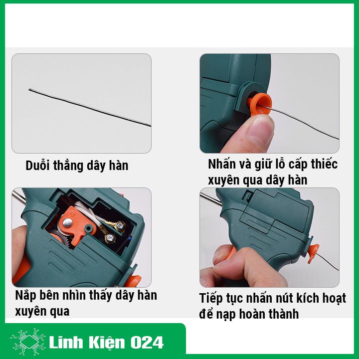 Mỏ Hàn Tự Động Đẩy Thiếc 220V