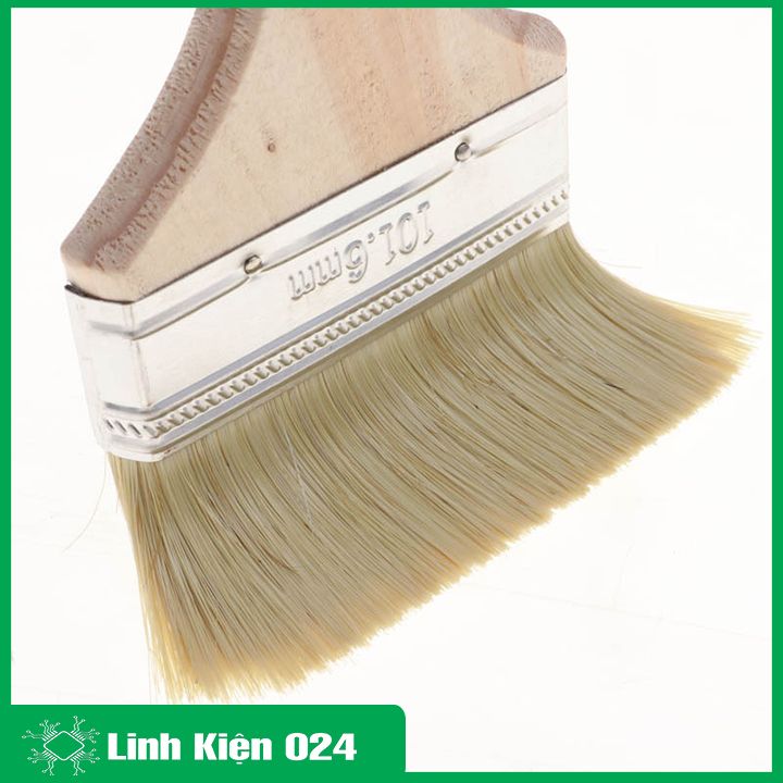 Chổi Vệ Sinh Mạch Quét Axetol Quét Sơn Cán Gỗ Sợi Siêu Dầy