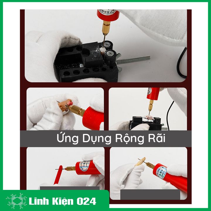 Máy Khoan Mini 5V USB 2A Khoan Thủ Công