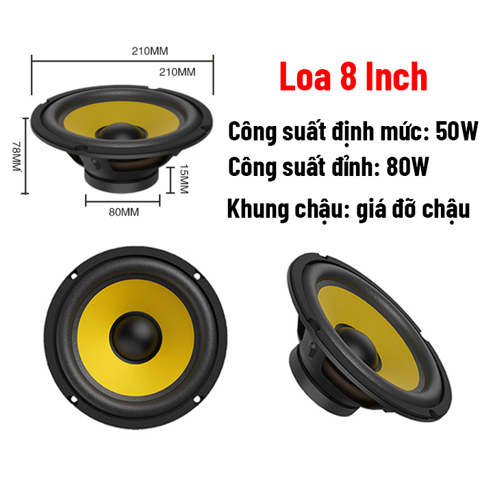 Loa Siêu Trầm Công Suất Cao Loa Ô Tô