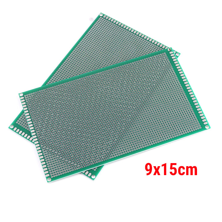 Phíp Đồng Đục Lỗ 2 Mặt PCB Xanh Tốt Dày 1.6mm