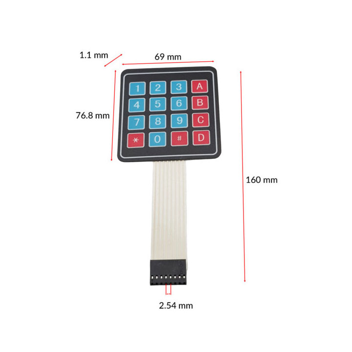 Bàn Phím Ma Trận 4x4 (K3G12)