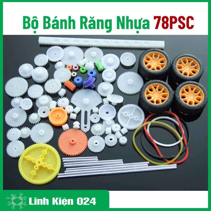 Bộ Bánh Răng Nhựa 78 Chi Tiết (k1i12)