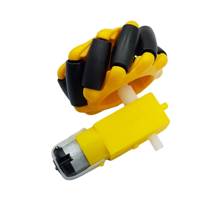 Bánh Xe Mecanum Omni, Bánh Xe Đa Hướng, Bánh Xe Thông Minh 60mm