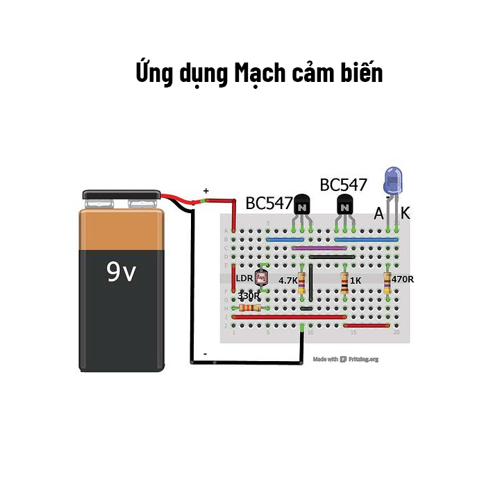 Transistor BC547 TO-92 NPN 0,1A 50V (k9f6)