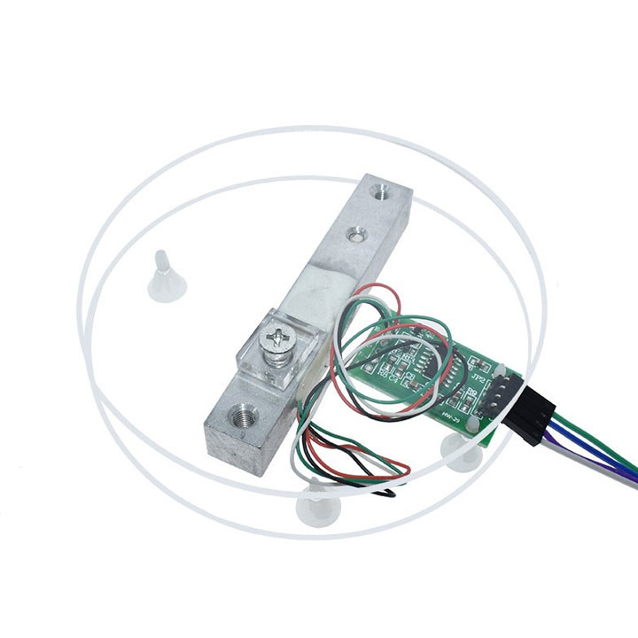 Bộ Cảm Biến Cân Nặng Loadcell+ Khung Bàn Cân Mica(k3k20)