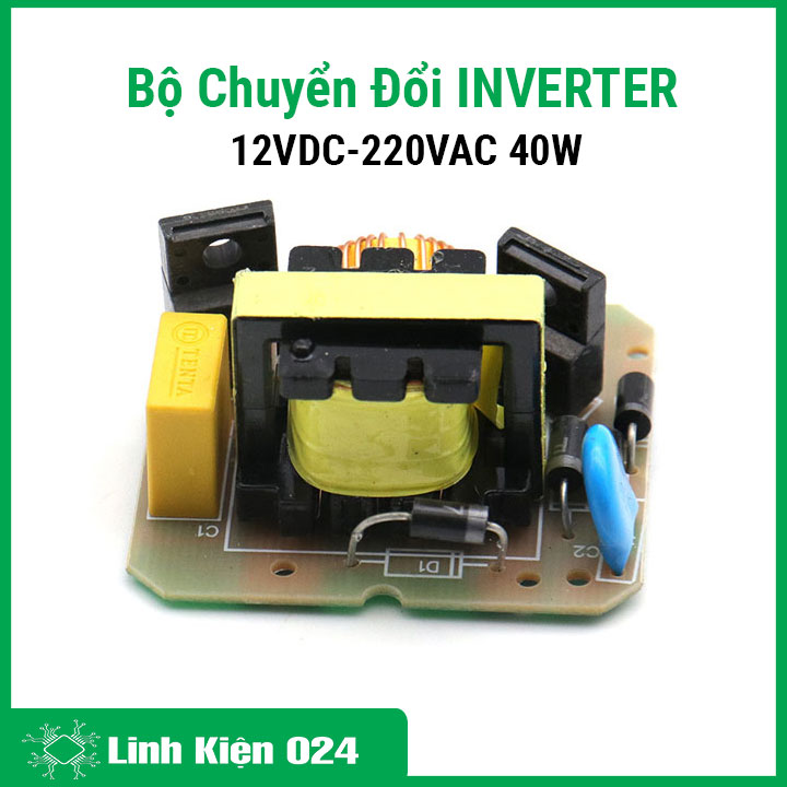 Bộ Chuyển Đổi INVERTER 12VDC-220VAC 40W(k2h18)