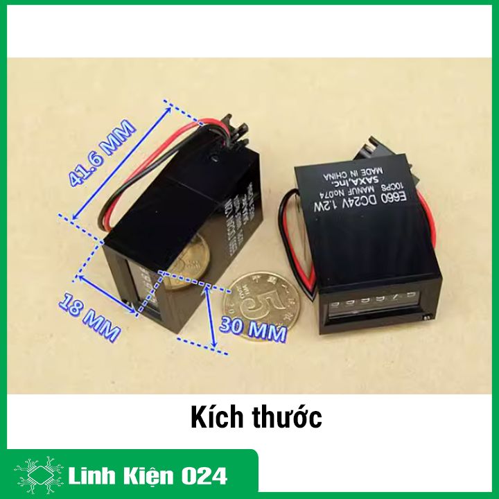 Bộ Đếm Sản Phẩm 6 Số Konica Minolta DC24V 1.2W