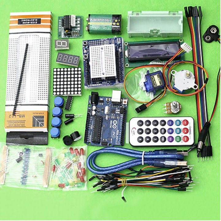 Combo Bộ Kit Học Tập Arduino Uno R3 V1 Cơ Bản (BH 06 Tháng)