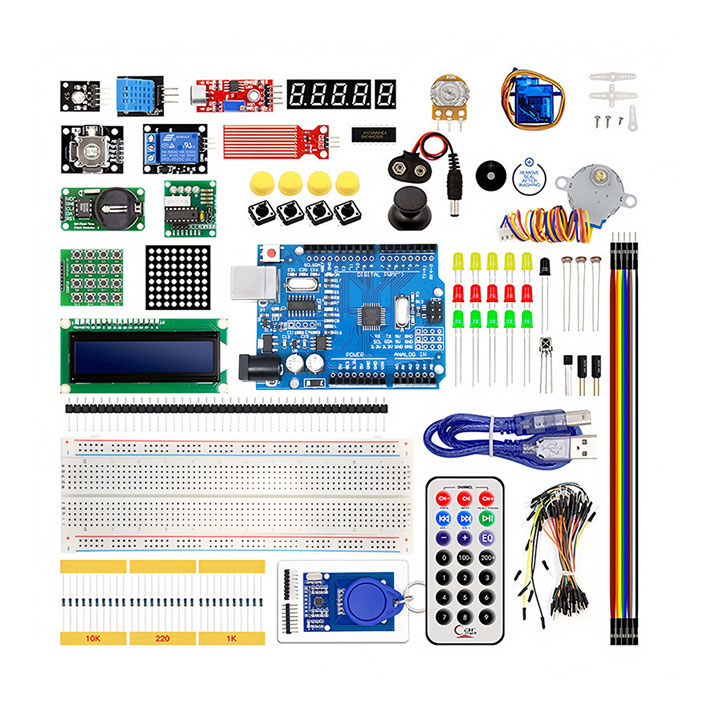 Combo Bộ Kít Arduino Uno R3 Full V2 - BH 06 Tháng