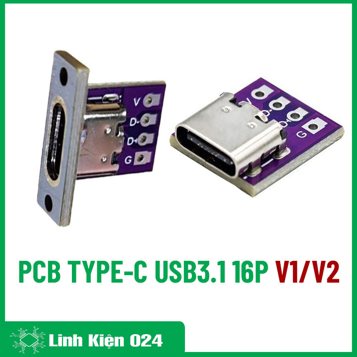 PCB TYPE-C USB3.1 16P