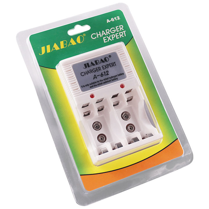 Bộ Sạc Pin Đa Năng A-612 Kèm 2 Pin Sạc 1.5 AAA 1800mAh