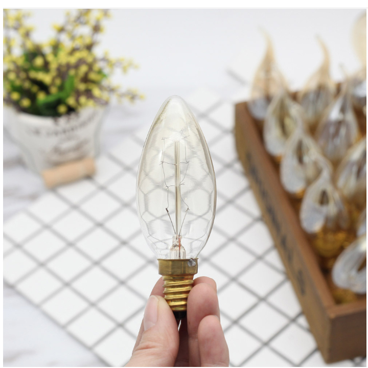 Bóng Đèn Led Quả Nhót 220V 10W 12E, Bóng Trái Ớt Để Ban Thần Tài