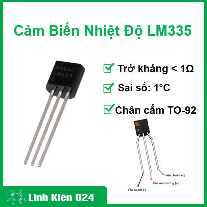 Cảm Biến Nhiệt Độ LM335 TO-92