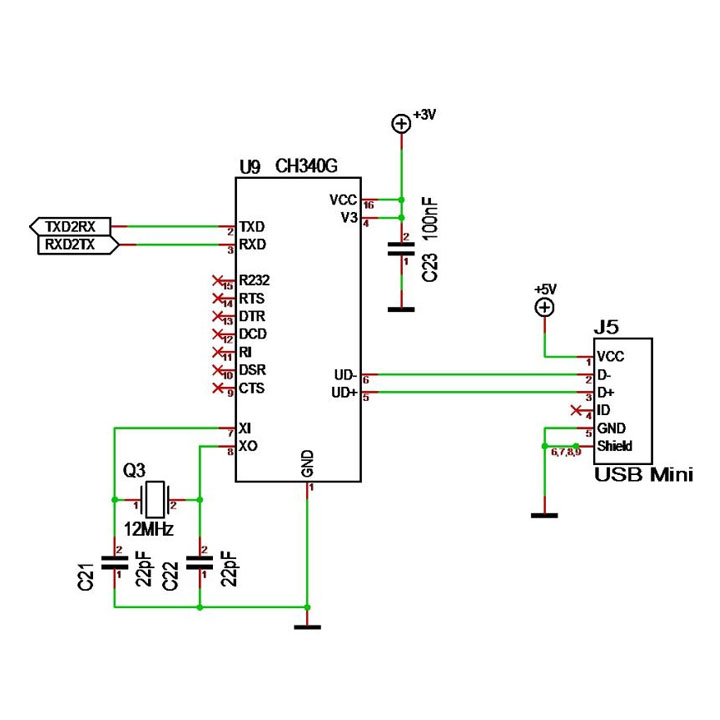 IC Chuyển Đổi CH340G SOP16 (K9E9)