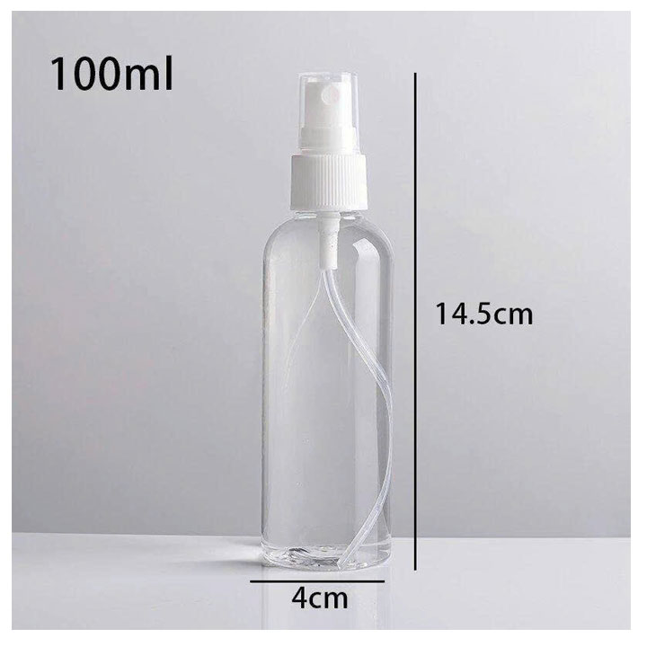 Chai Xịt Phun Sương 100ml Chai Chiết Mỹ Phẩm Nhựa Chuyên Đựng Nước Rửa Tay