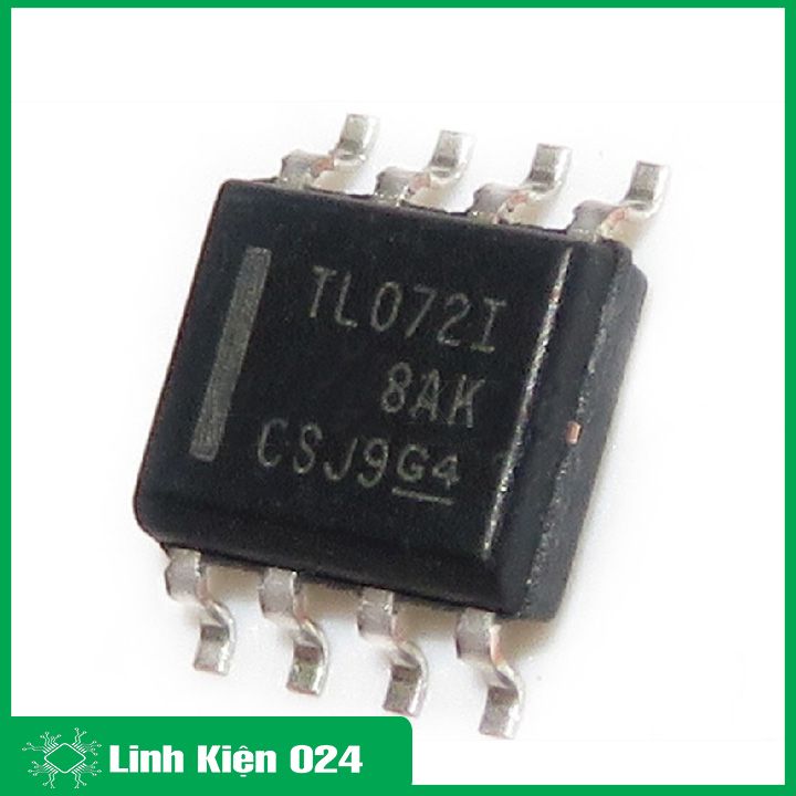 IC TL072 Điện Áp Hoạt Động 6V – 36V(k9-g17)