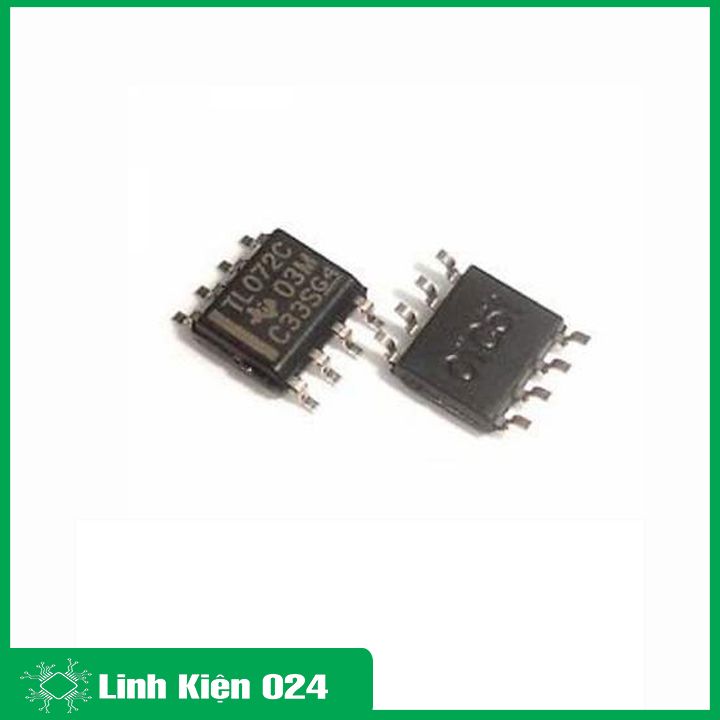 IC TL072 Điện Áp Hoạt Động 6V – 36V(k9-g17)