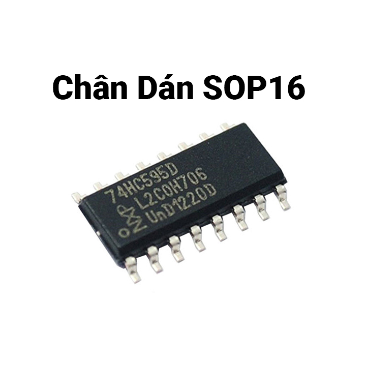 74HC595 SOP-16 8-Bit Serial-To-Parallel Shift Register Tri-State