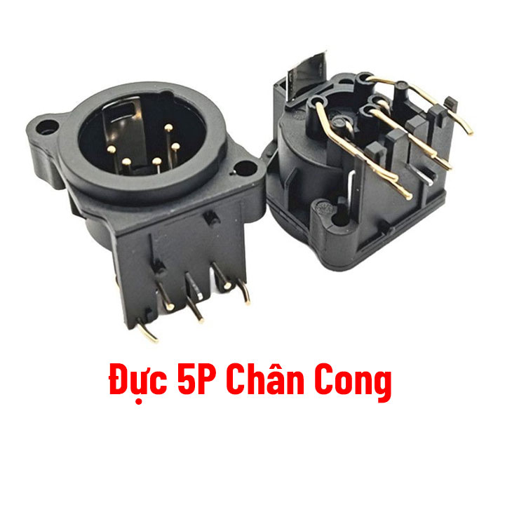 Chân Kết Nối Jack Âm Thanh XLR Chân Đồng