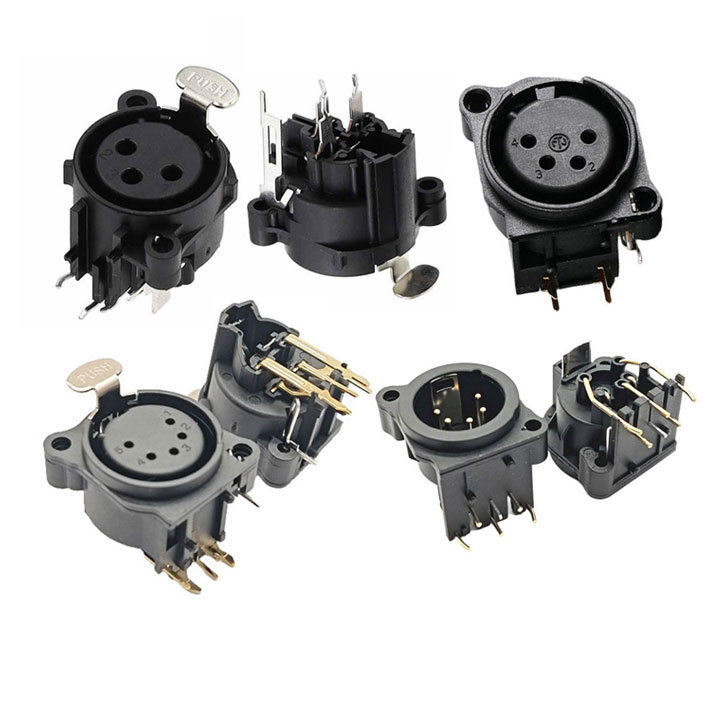 Chân Kết Nối Jack Âm Thanh XLR Chân Đồng