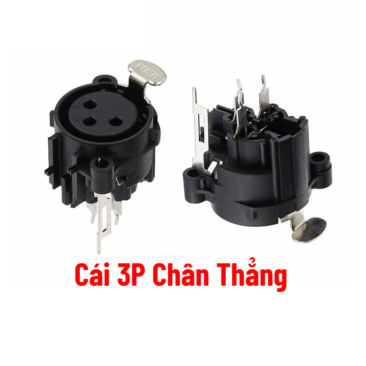 Chân Kết Nối Jack Âm Thanh XLR Chân Đồng