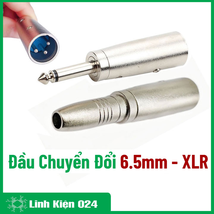 Đầu Chuyển Đổi 6.5mm Sang Đầu Âm Thanh XLR Canon