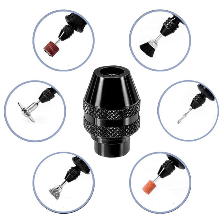 Đầu Chuyển Máy Bắn Vít Thành Máy Khoan Thủ Công 0.3-3.2mm