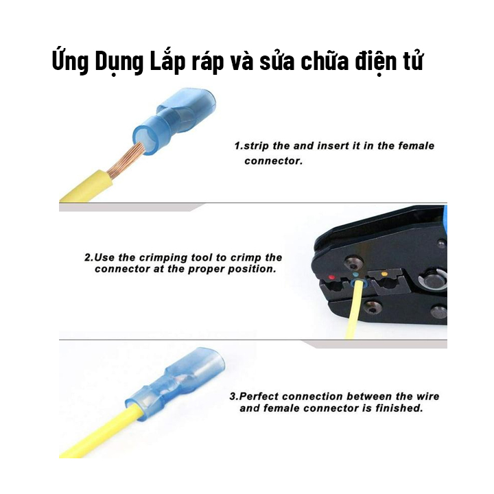 Đầu Cốt Điện Cos Chữ T FDD2-250 ( Gói 100 Chiếc )