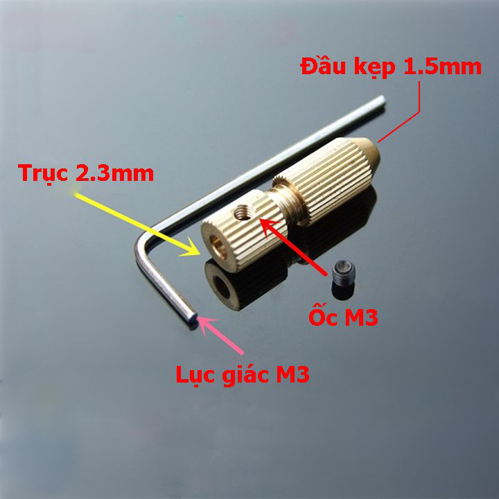 Combo Đầu Kẹp Mũi Khoan 5 Đầu