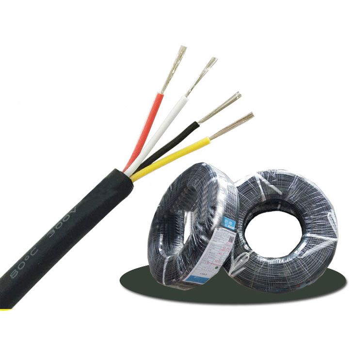 Dây Điện Đen Tròn 0.3M 2 - 3 - 4 Lõi 0.3MM Chất Liệu Dây Đồng 100% Dây Điện Loại Tốt