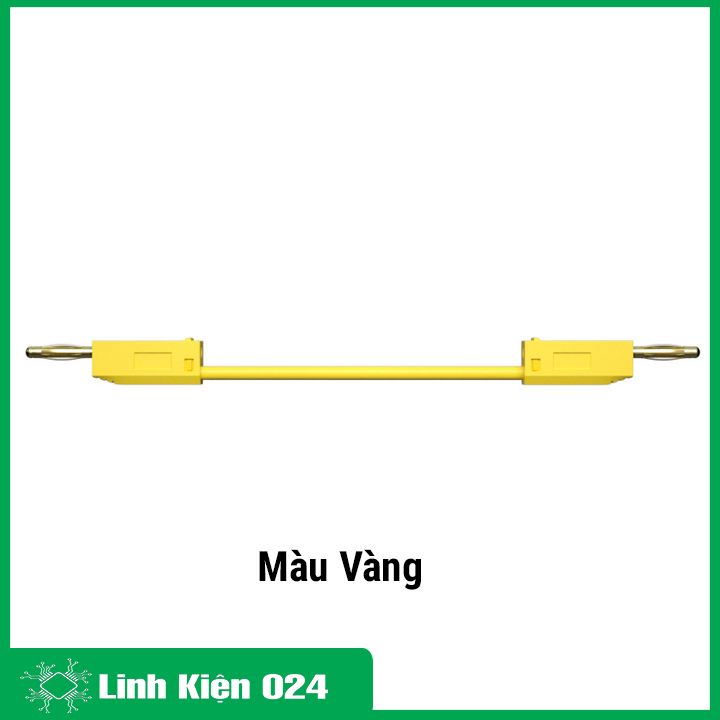 Dây Kết Nối An Toàn 2 Đầu Bắp Chuối Đực Loại 2.0mm Dài 25cm