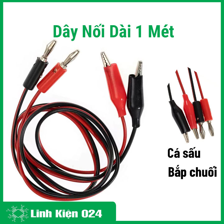 Dây Nối Dài 1 Mét Cá Sấu Bắp Chuối