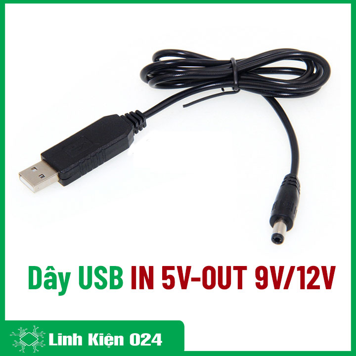 Dây USB Dài 1 Mét Đầu Vào 5V Đầu Ra