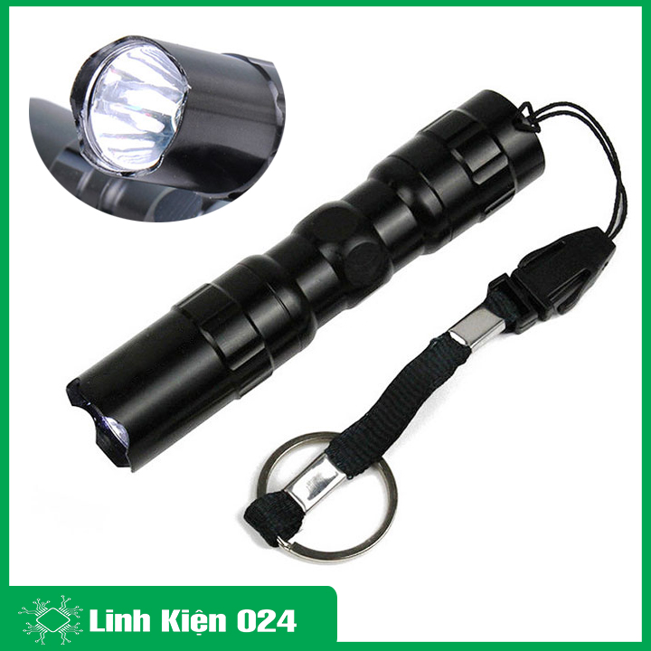 Đèn Pin Bỏ Túi LED 3W - Đèn Bin Vỏ Hợp Kim Siêu Bền Mini Siêu Sáng - Chống Nước