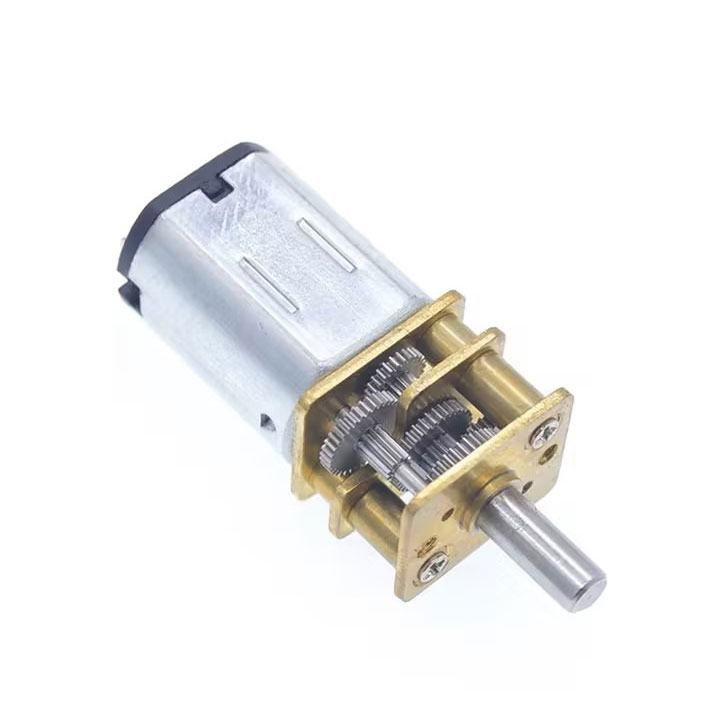 Động Cơ Giảm Tốc N20 DC3-6V Bánh Răng Kim Loại 24-48 Vòng/Phút