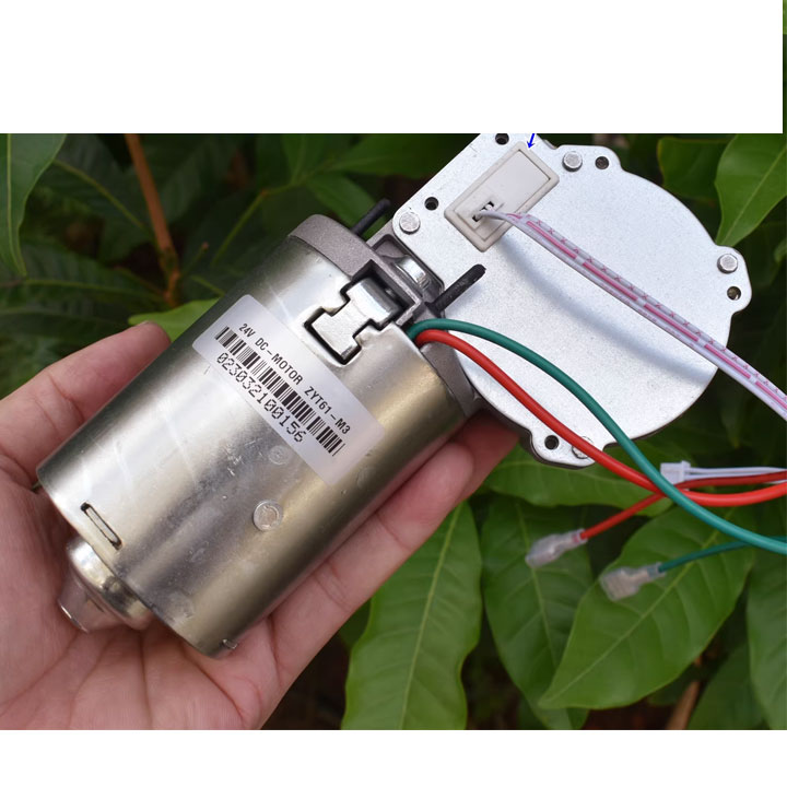 Động Cơ Giảm Tốc ZYT61 6-24VDC 15-60 Vòng/Phút Động Cơ Máy Quay Vịt 150W